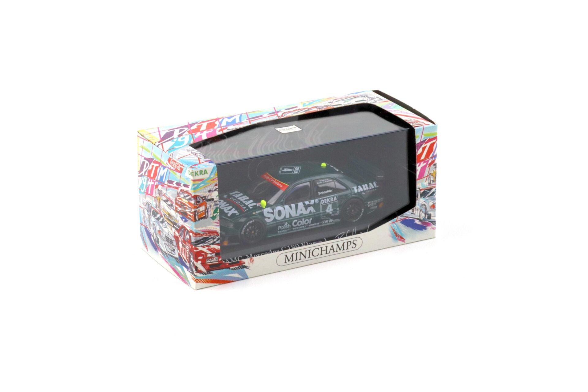 1:43 Minichamps Mercedes AMG C180 DTM 1994 Team AMG #4 B.Schneider