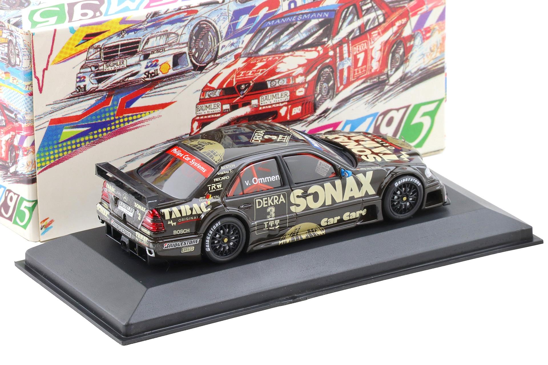 1:43 Minichamps AMG Mercedes C-Class DTM 1995 Team AMG #3 J.v.Ommen