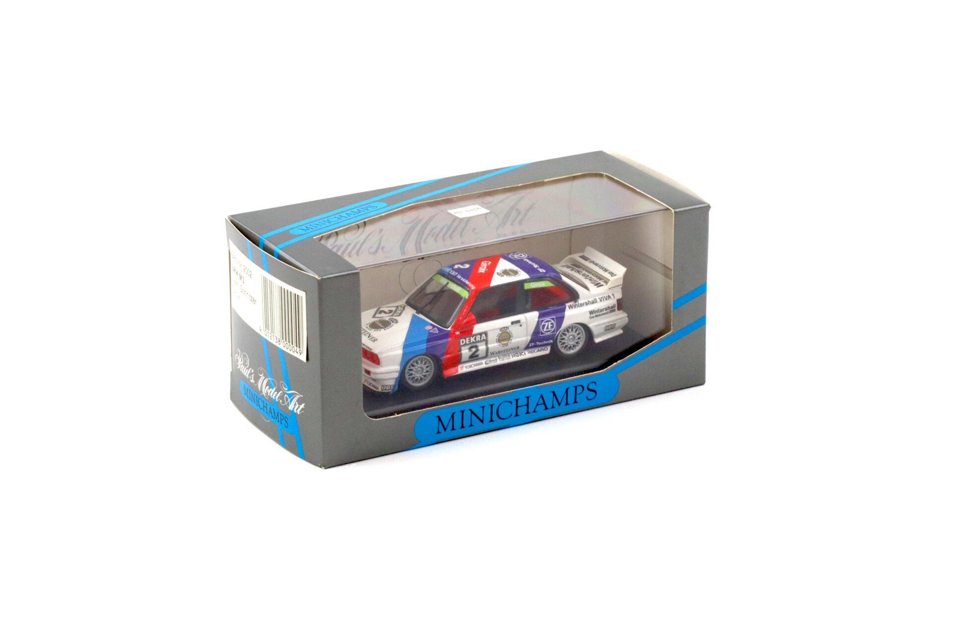 1:43 Minichamps BMW M3 E30 Team Schnitzer Giroix #2 Warsteiner