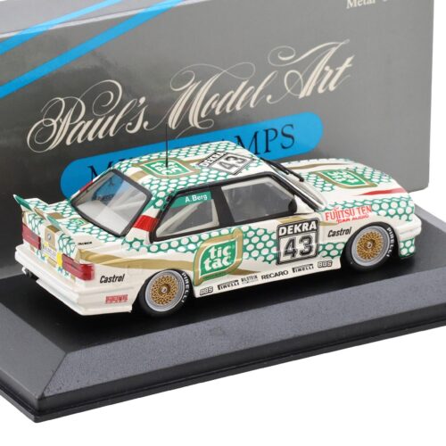1:43 Minichamps BMW M3 E30 Sport Evo Team Tauber Tic Tac #43 A.Berg