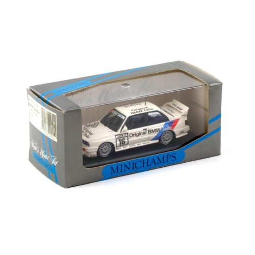 1:43 Minichamps BMW M3 E30 Sport Evo Team Linder #16 Heger