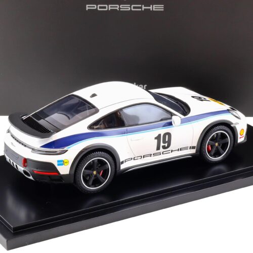 1:18 Spark Porsche 911 (992) Dakar Rallye 1974 Design Kühne & Nagel WAP DEALER