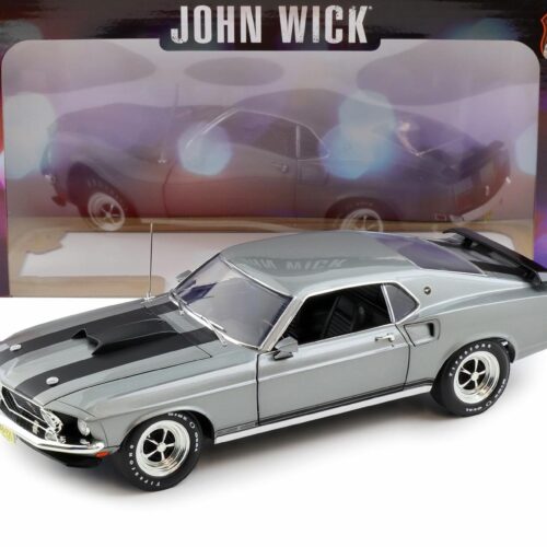 1:18 Highway61 Ford Mustang Boss 429 JOHN WICK grey/ black 1969