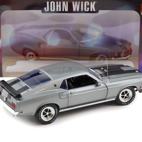 1:18 Highway61 Ford Mustang Boss 429 JOHN WICK grey/ black 1969