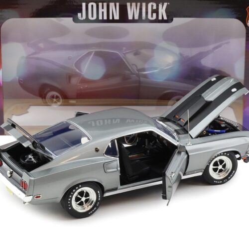 1:18 Highway61 Ford Mustang Boss 429 JOHN WICK grey/ black 1969
