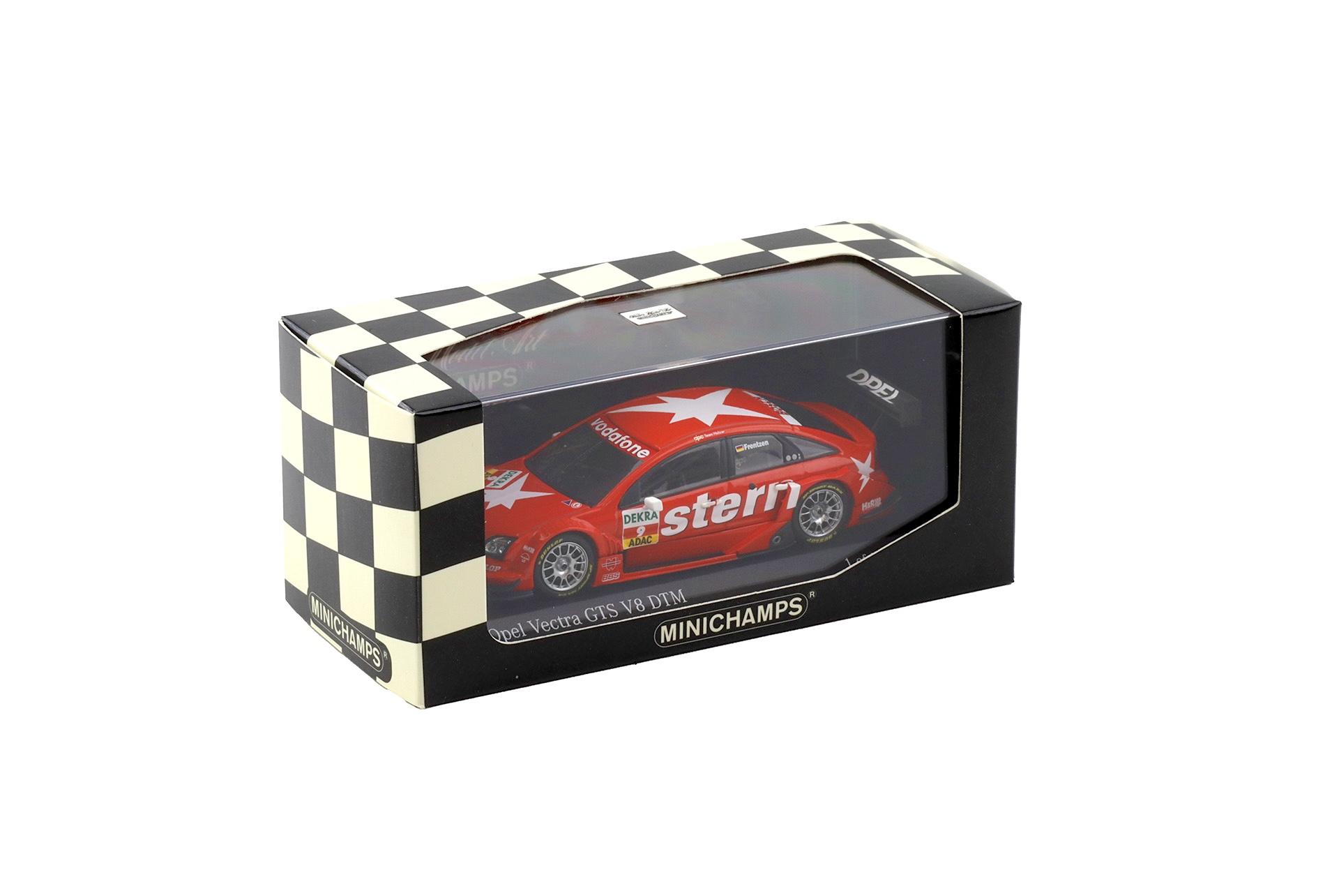 1:43 Minichamps Opel Vectra GTS V8 DTM 2004 OPC Team Holzer #9 Frentzen