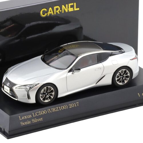 1:43 CAR-NEL by Kyosho Lexus LC500 (URZ100) Coupe 2017 Sonic silver