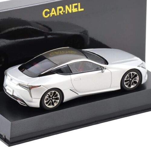 1:43 CAR-NEL by Kyosho Lexus LC500 (URZ100) Coupe 2017 Sonic silver