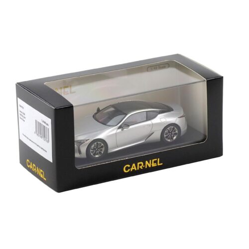 1:43 CAR-NEL by Kyosho Lexus LC500 (URZ100) Coupe 2017 Sonic silver