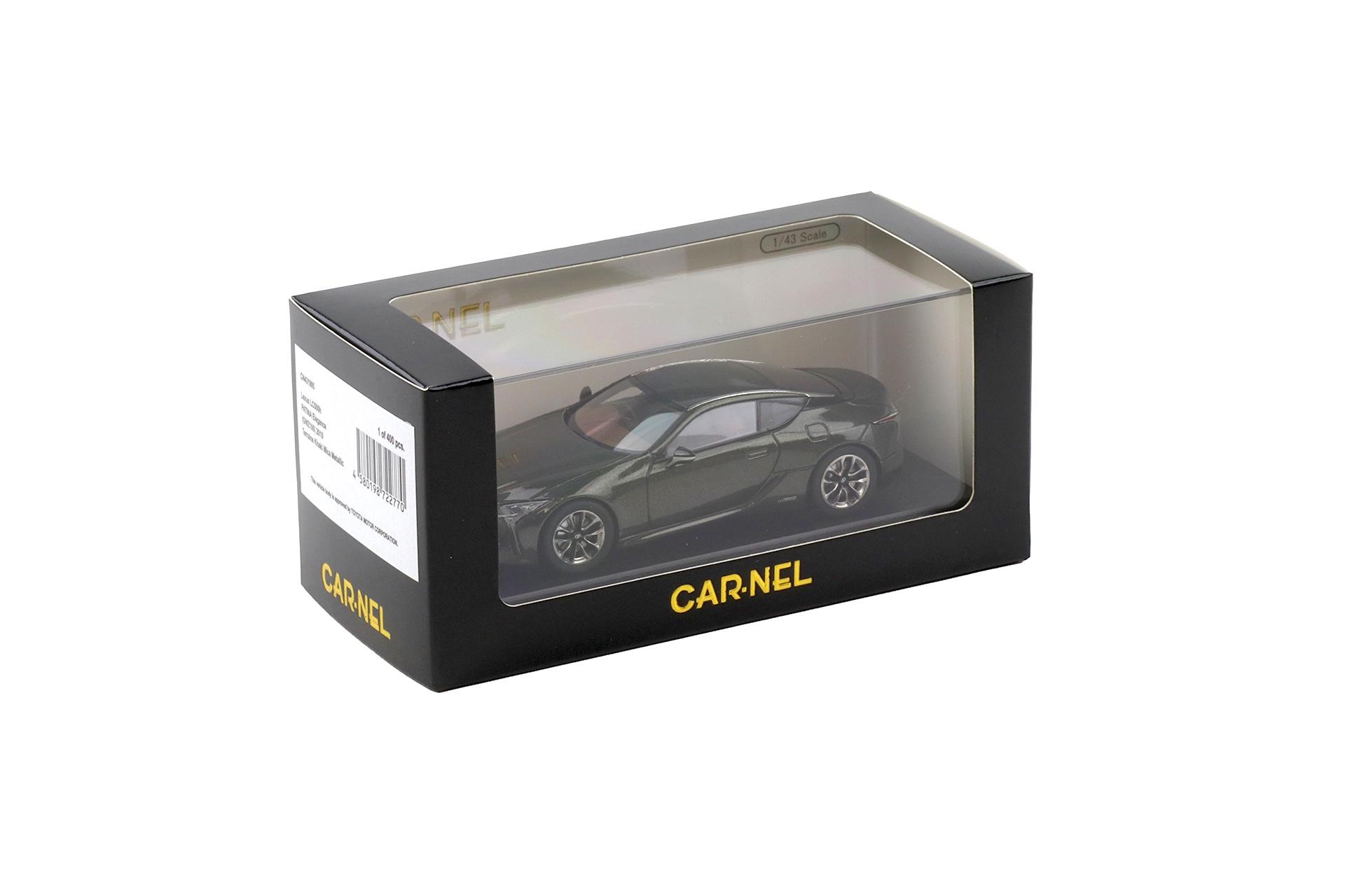 1:43 CAR-NEL by Kyosho Lexus LC500h Patina Elegance (GWZ100) 2019 Terraine Khaki