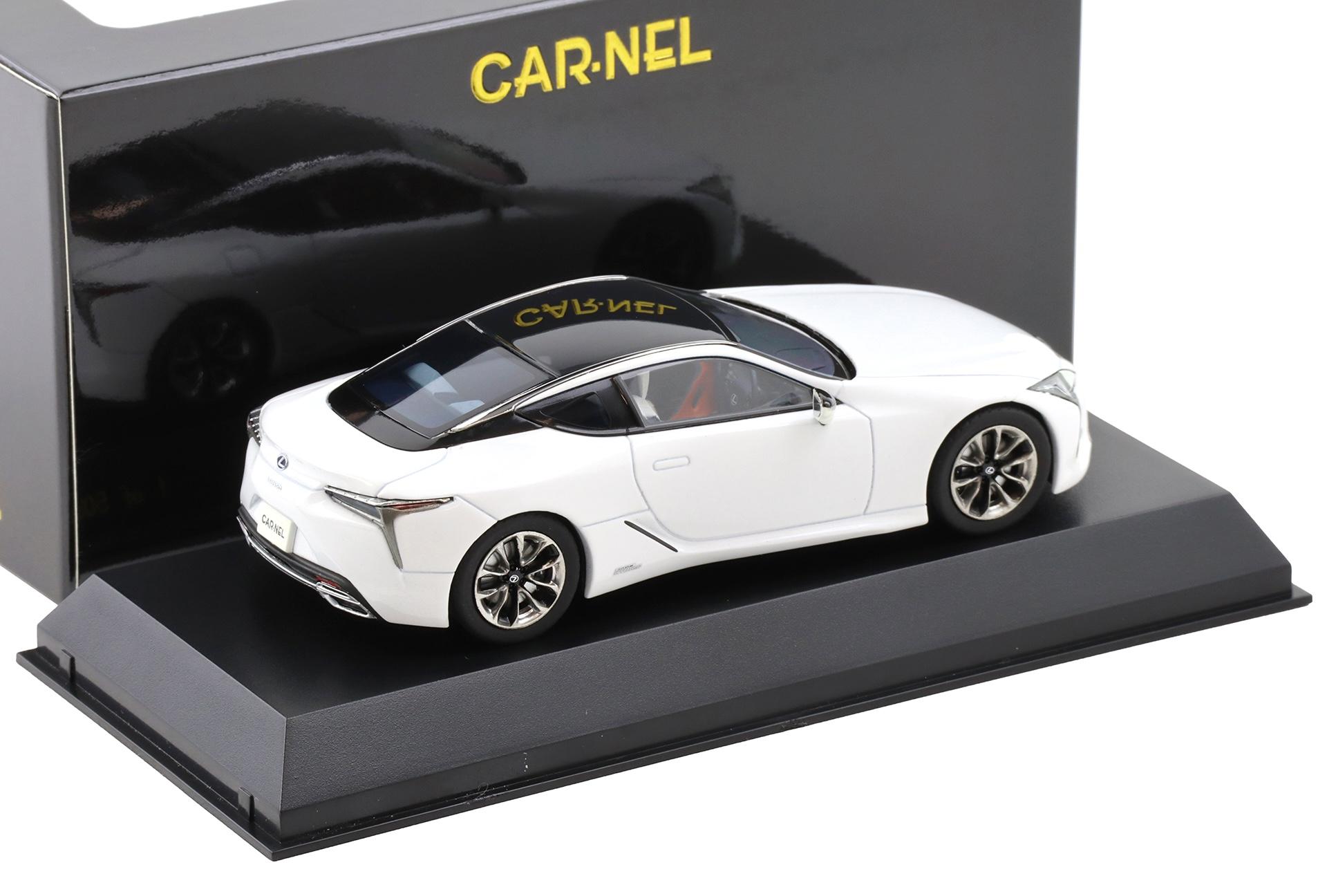1:43 CAR-NEL by Kyosho Lexus LC500h L Package (GWZ100) 2017 white