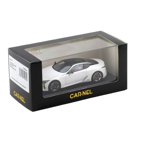 1:43 CAR-NEL by Kyosho Lexus LC500h L Package (GWZ100) 2017 white Nova
