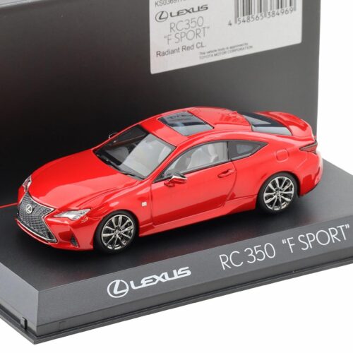 1:43 Kyosho Lexus RC350 F-Sport Coupe Radiant red metallic