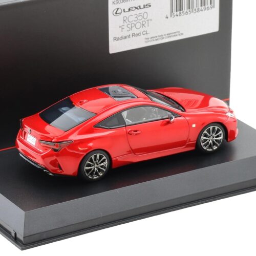1:43 Kyosho Lexus RC350 F-Sport Coupe Radiant red metallic