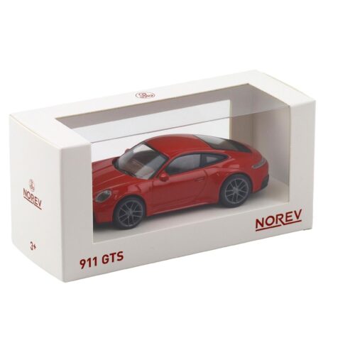 1:43 Norev Jet Car Porsche 911 992.2 Carrera GTS Coupe 2024 Carmin red