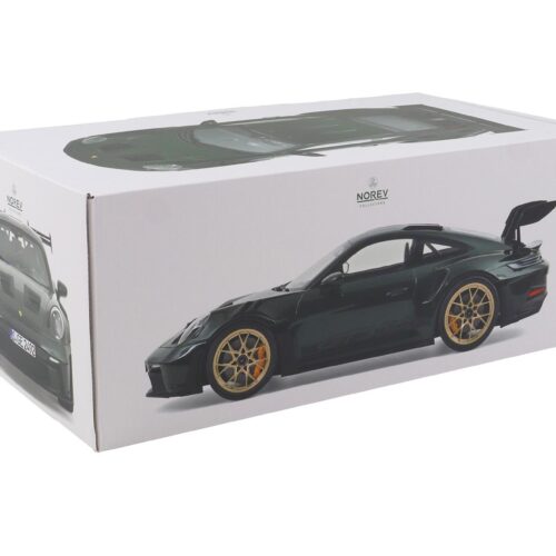 1:12 Norev Porsche 911 992 GT3 RS Coupe 2022 Jet green metallic/ gold wheels