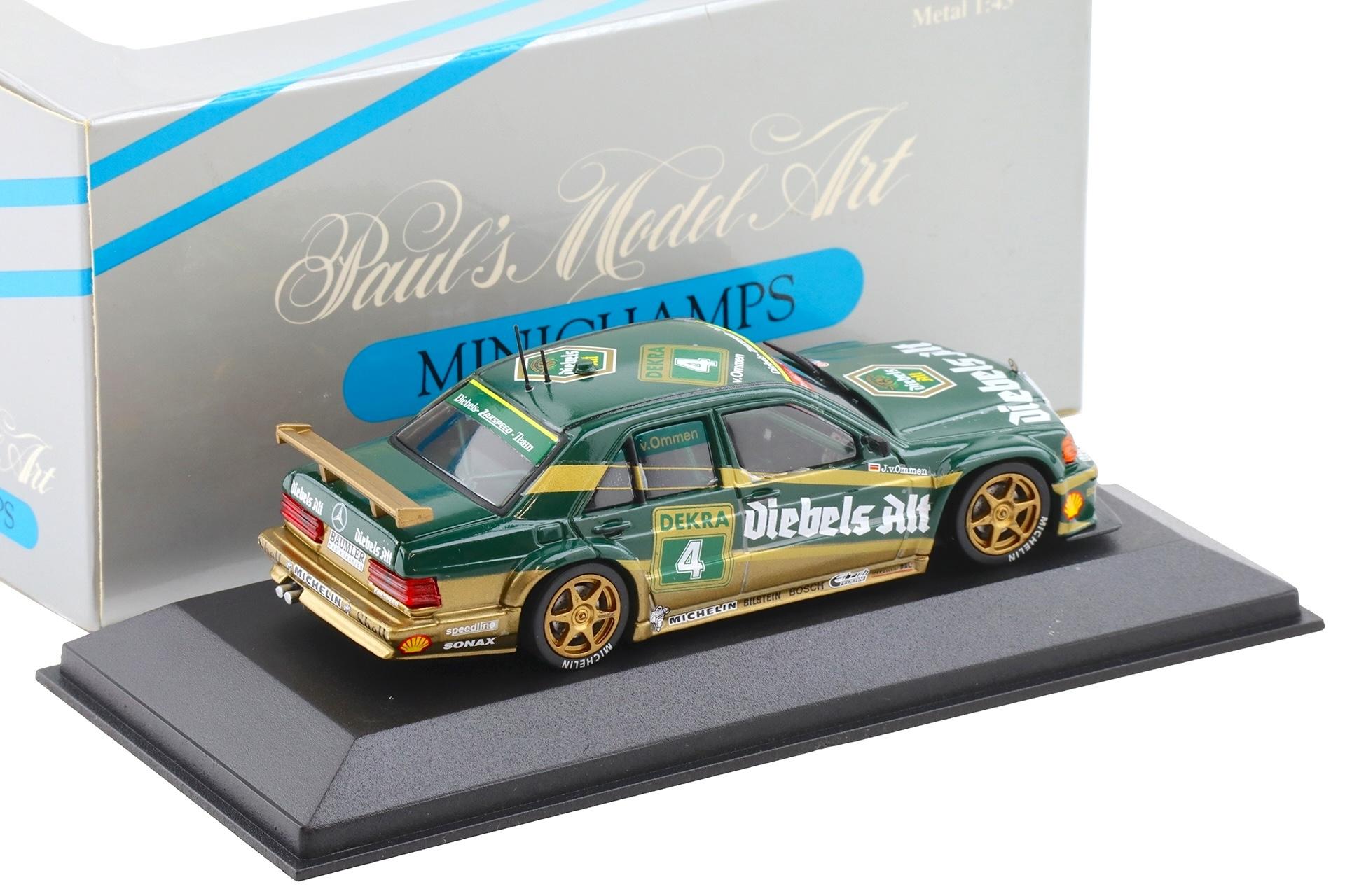 1:43 Minichamps Mercedes 190E Kl.1 DTM 1993 Zakspeed Diebels J.v.Ommen #4