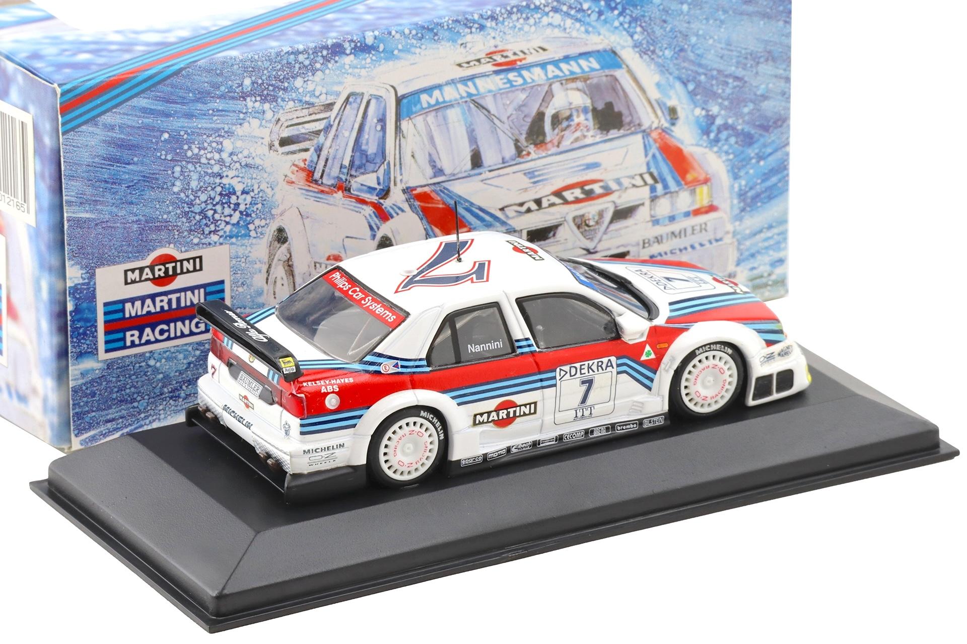 1:43 Minichamps Alfa Romeo 155 V6 TI Presentation DTM 1995 A.Nannini #7 Martini