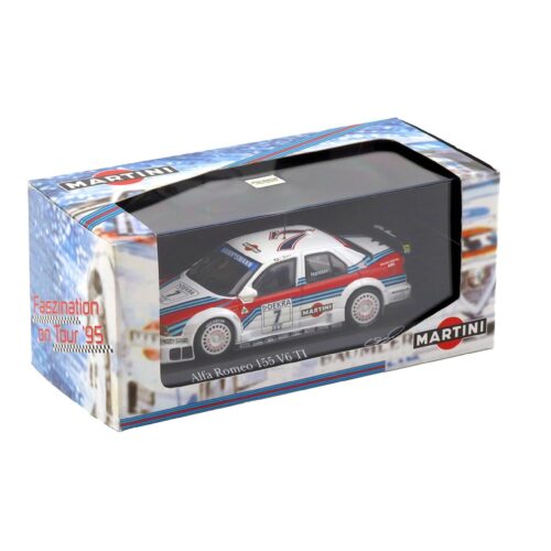 1:43 Minichamps Alfa Romeo 155 V6 TI Presentation DTM 1995 A.Nannini #7 Martini