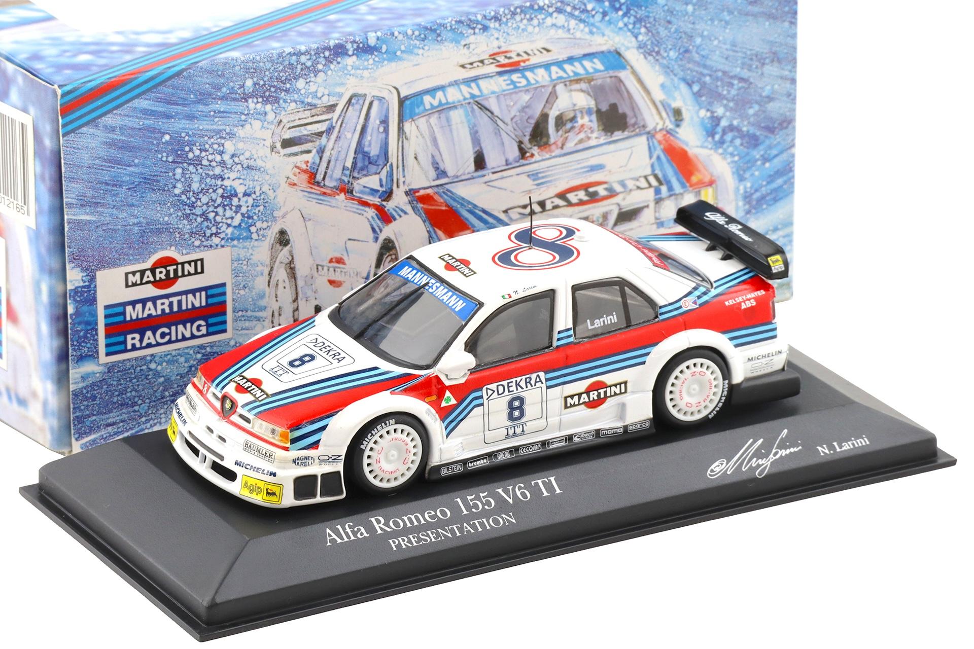 ID 110288 orig.jpg 1:43 Minichamps Alfa Romeo 155 V6 TI Presentation DTM 1995 N.Larini #8 Martini