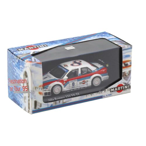 1:43 Minichamps Alfa Romeo 155 V6 TI Presentation DTM 1995 N.Larini #8 Martini