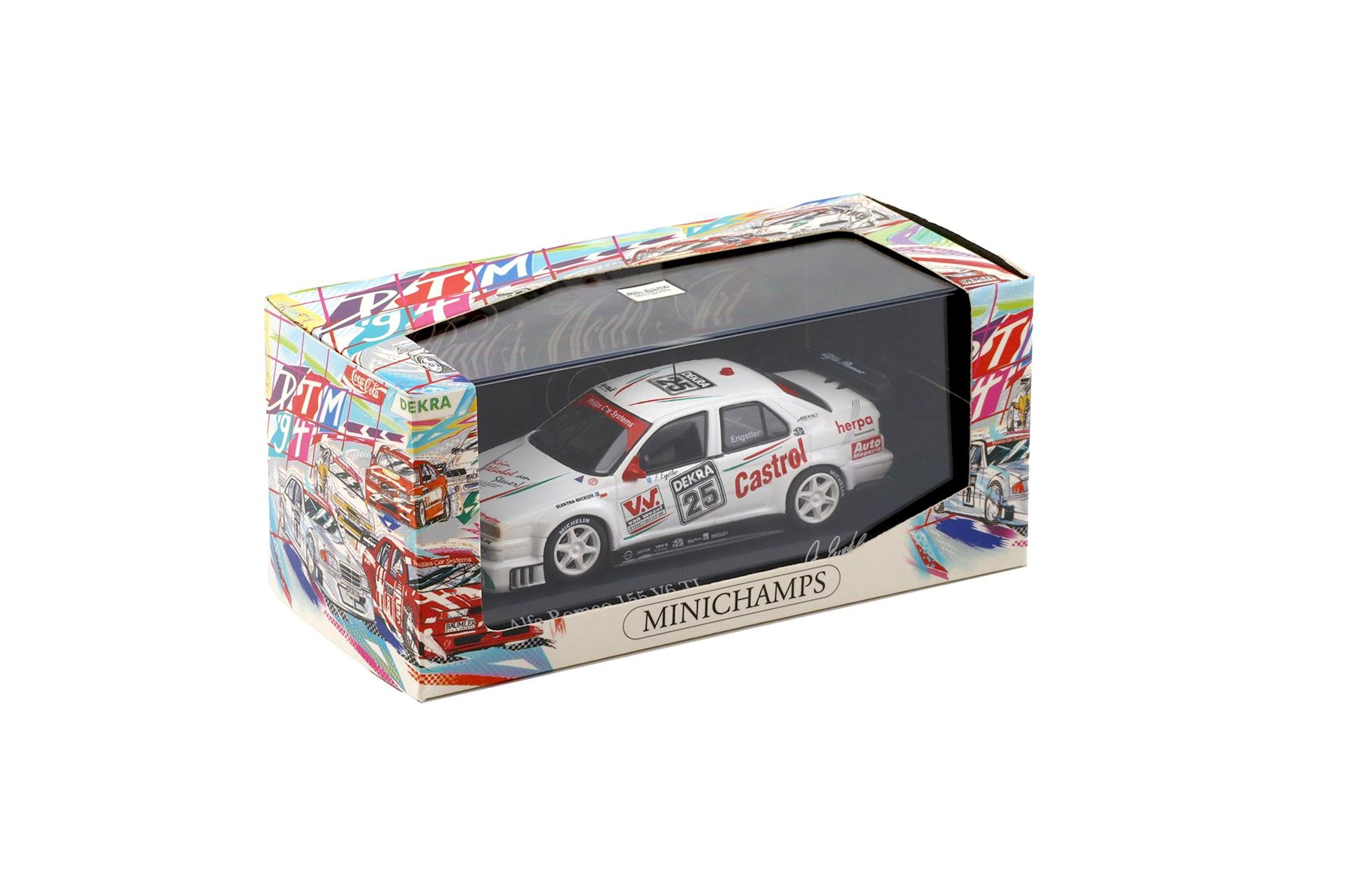 1:43 Minichamps Alfa Romeo 155 V6 TI DTM 1994 Team Engstler #25 F.Engstler