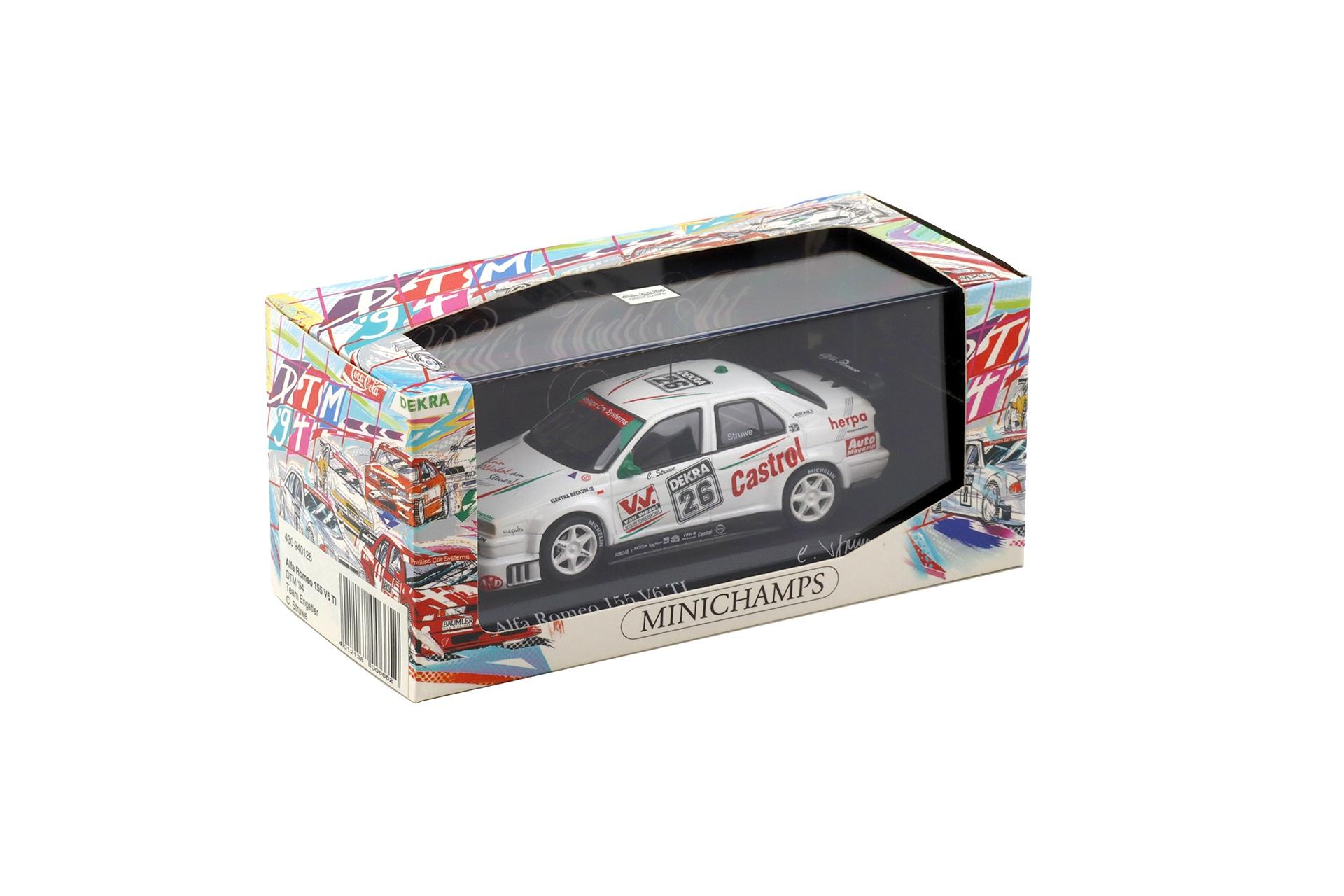 1:43 Minichamps Alfa Romeo 155 V6 TI DTM 1994 Team Engstler #26 C.Struwe