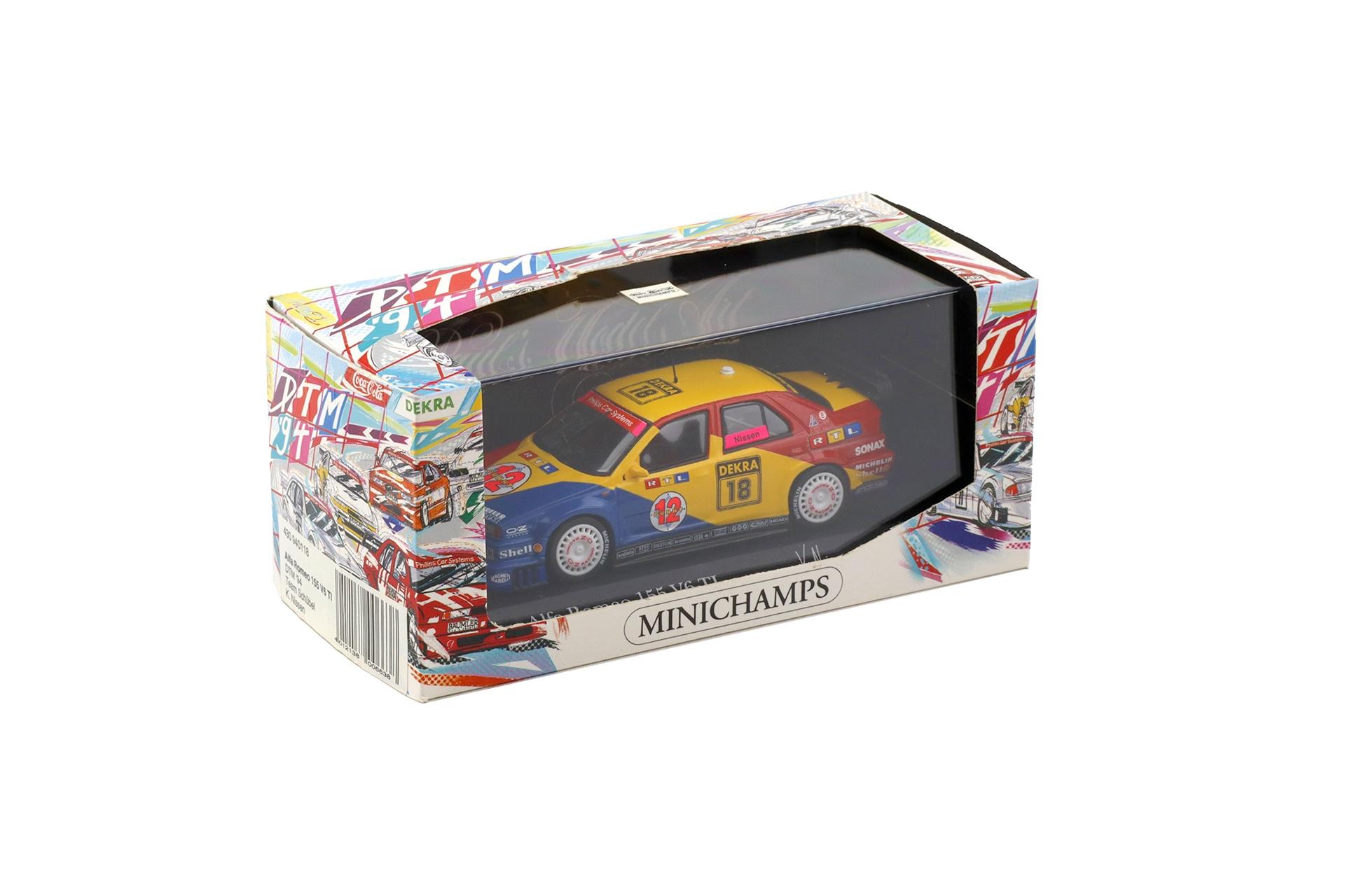 1:43 Minichamps Alfa Romeo 155 V6 TI DTM 1994 Team Schübel #18 K.Nissen