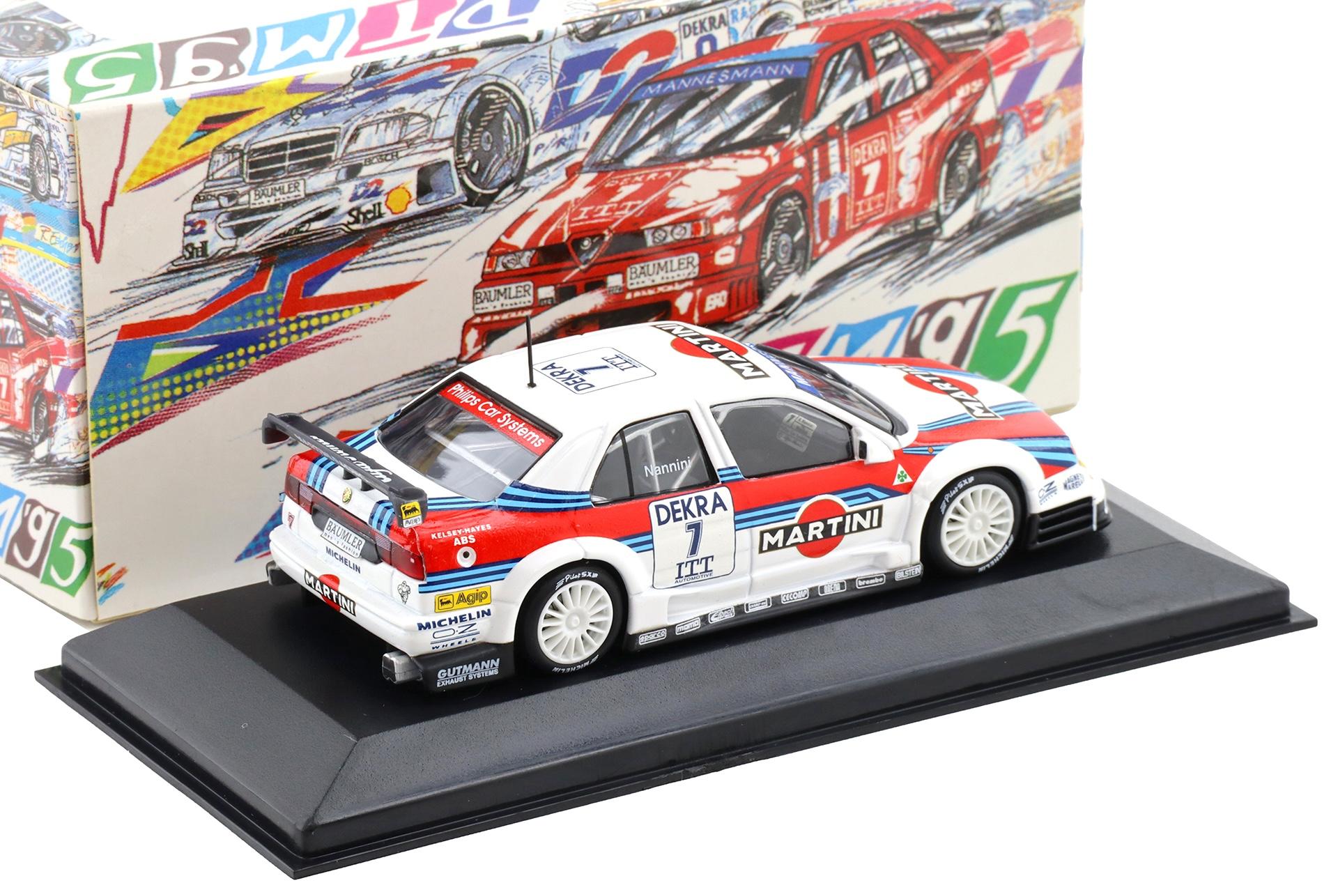 1:43 Minichamps Alfa Romeo 155 V6 TI DTM 1995 Martini Racing #7 A.Nannini