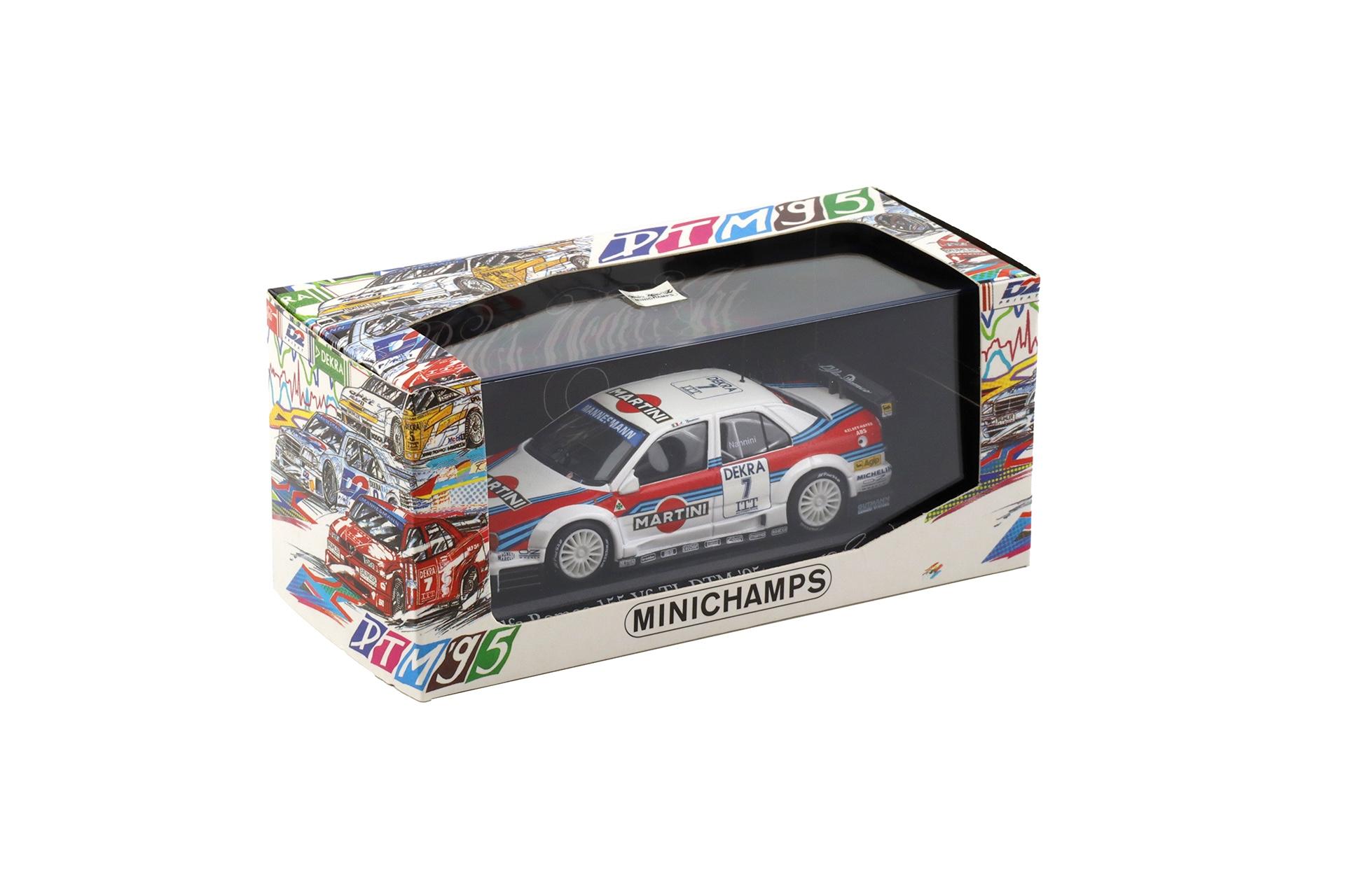 1:43 Minichamps Alfa Romeo 155 V6 TI DTM 1995 Martini Racing #7 A.Nannini