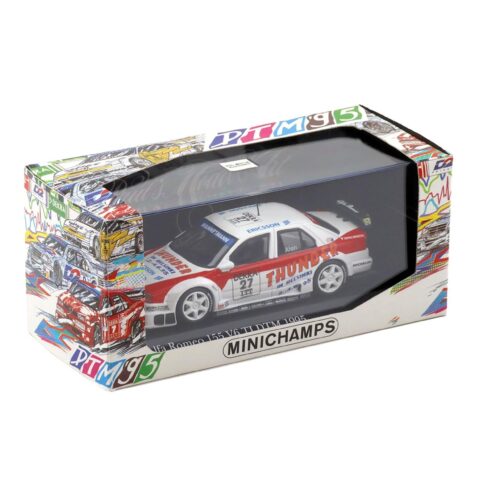 1:43 Minichamps Alfa Romeo 155 V6 TI DTM 1995 Presentation #27 M.Alen