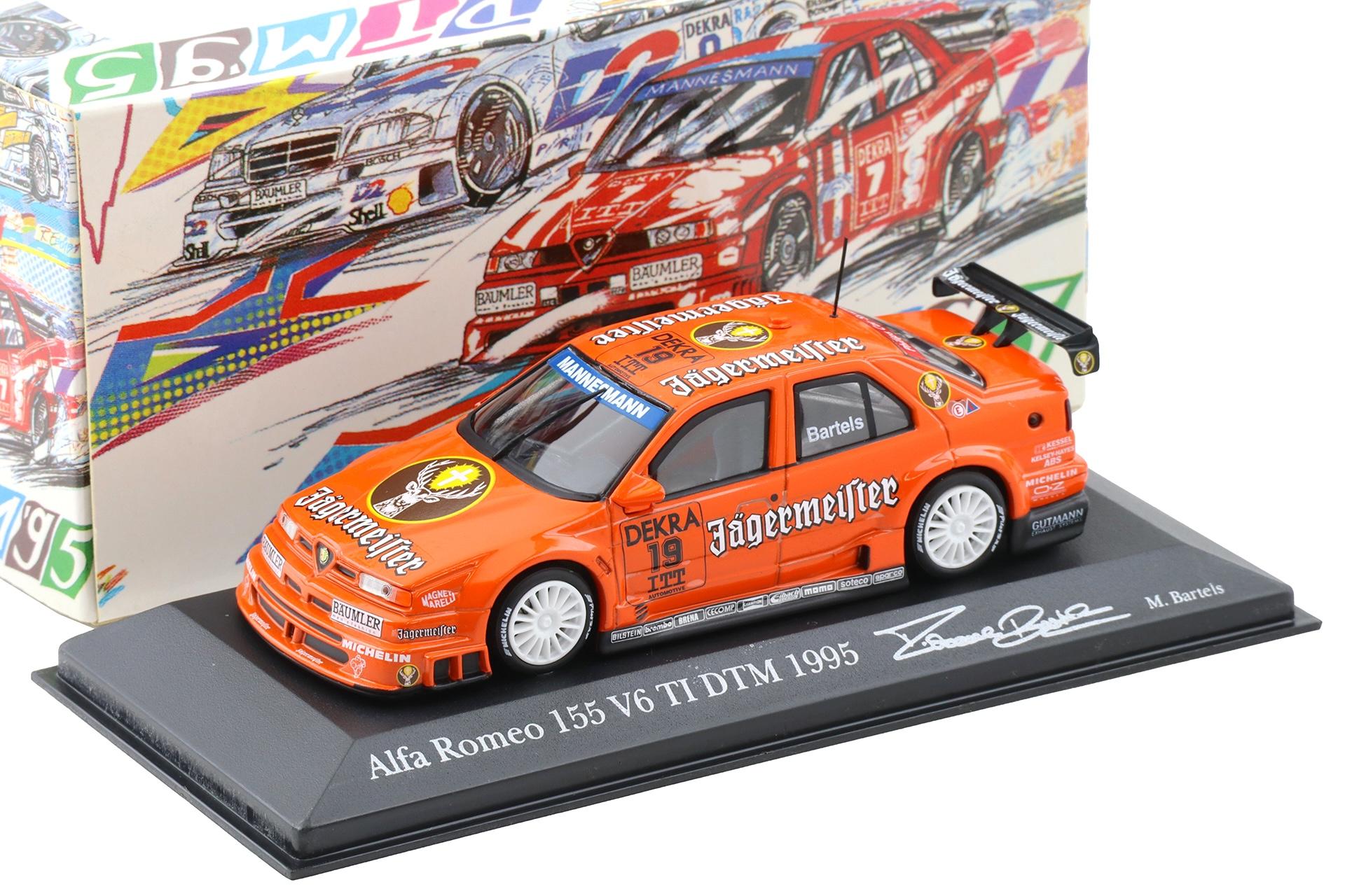 ID 110305 orig.jpg 1:43 Minichamps Alfa Romeo 155 V6 TI DTM 1995 Euroteam M.Bartels #19 Jägermeister