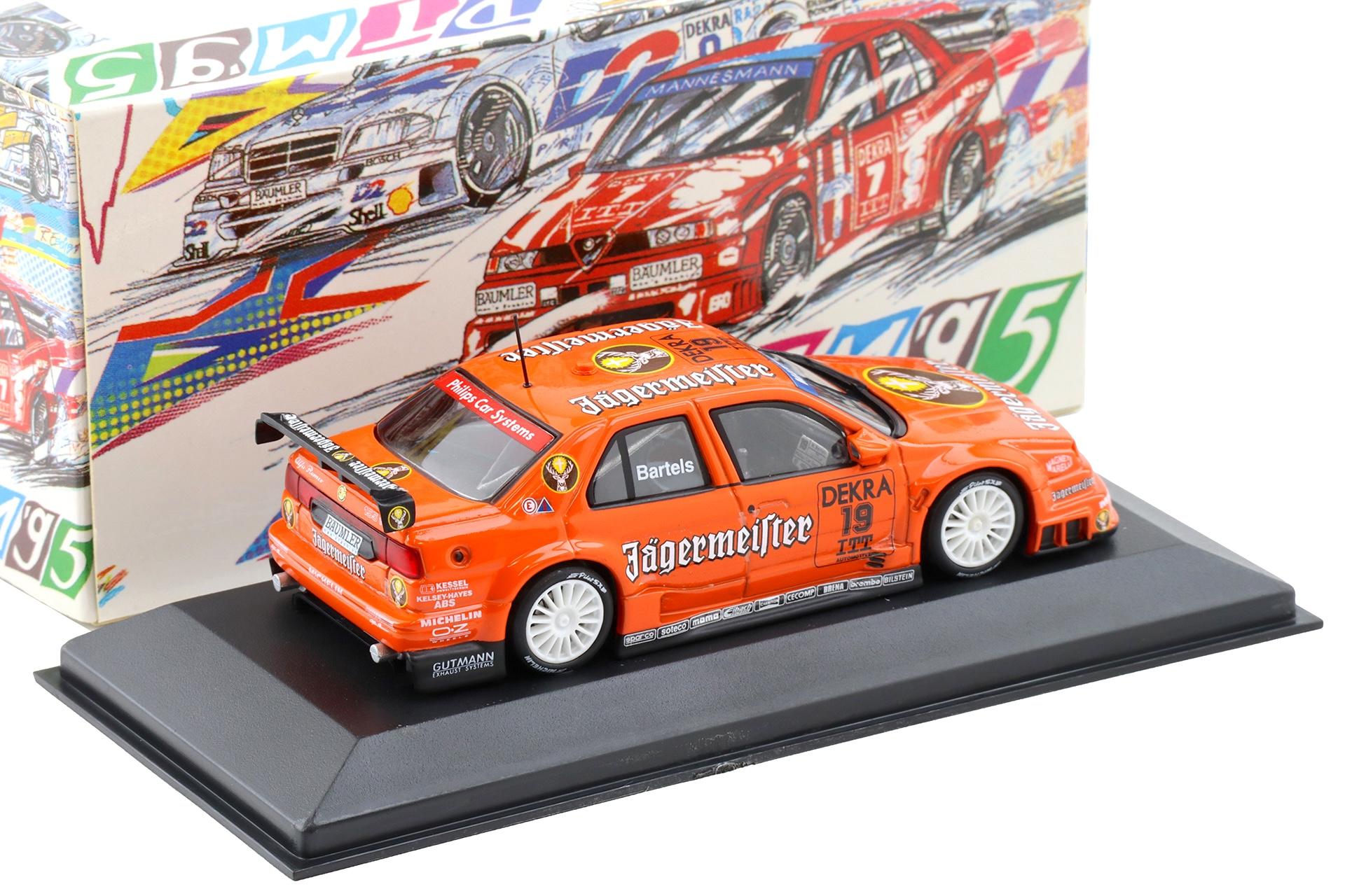 1:43 Minichamps Alfa Romeo 155 V6 TI DTM 1995 Euroteam M.Bartels #19 Jägermeister