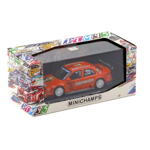 1:43 Minichamps Alfa Romeo 155 V6 TI DTM 1995 Euroteam M.Bartels #19 Jägermeister