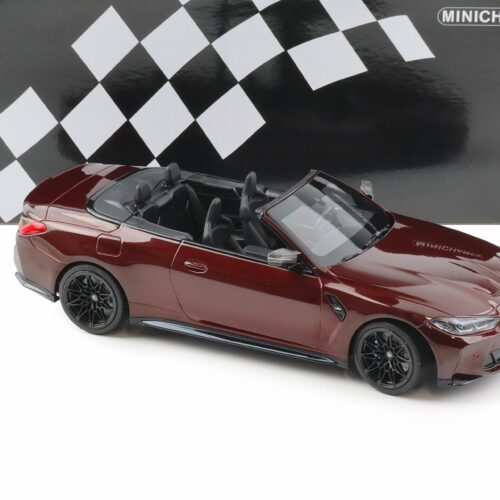 1:18 Minichamps BMW M4 Convertible (G83) metallic dark red 2020