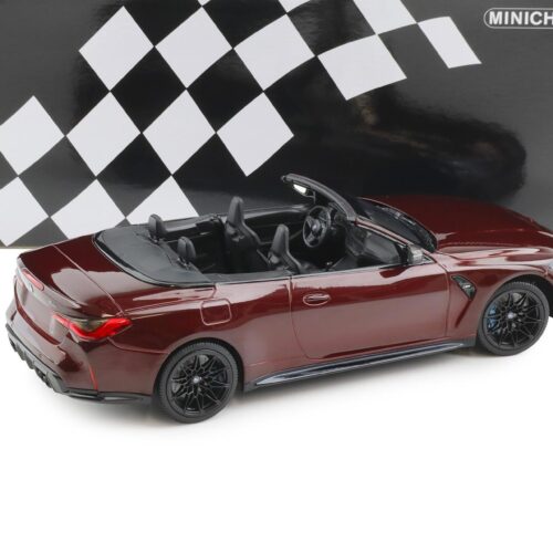1:18 Minichamps BMW M4 Convertible (G83) metallic dark red 2020