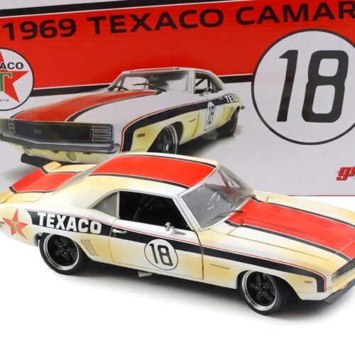 1:18 GMP 1969 Chevrolet Camaro Pro Touring RS Texaco #18 Dirty Version