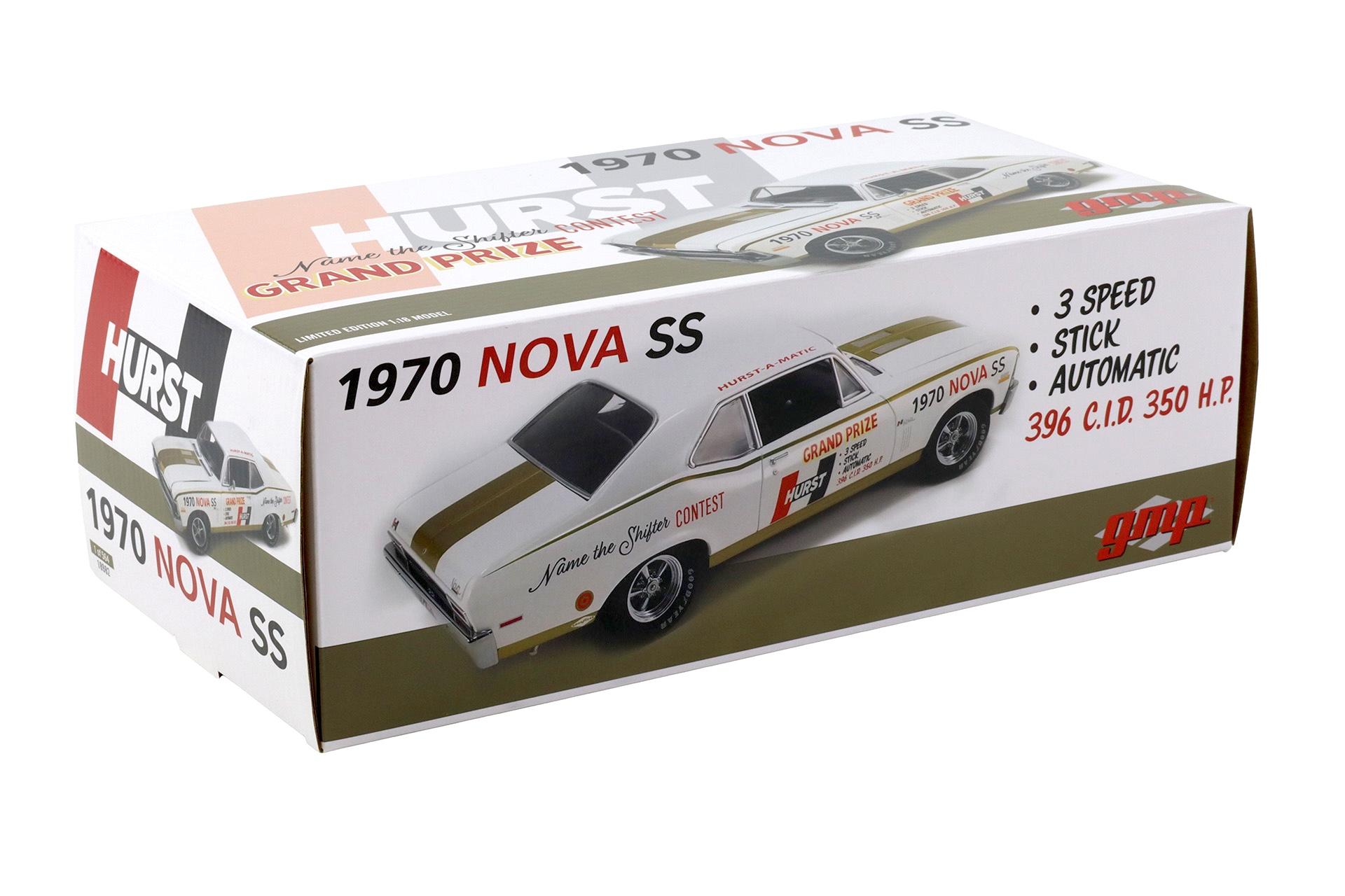 1:18 GMP 1970 Chevrolet Nova SS HURST 54th International 500 Mile Sweepstakes