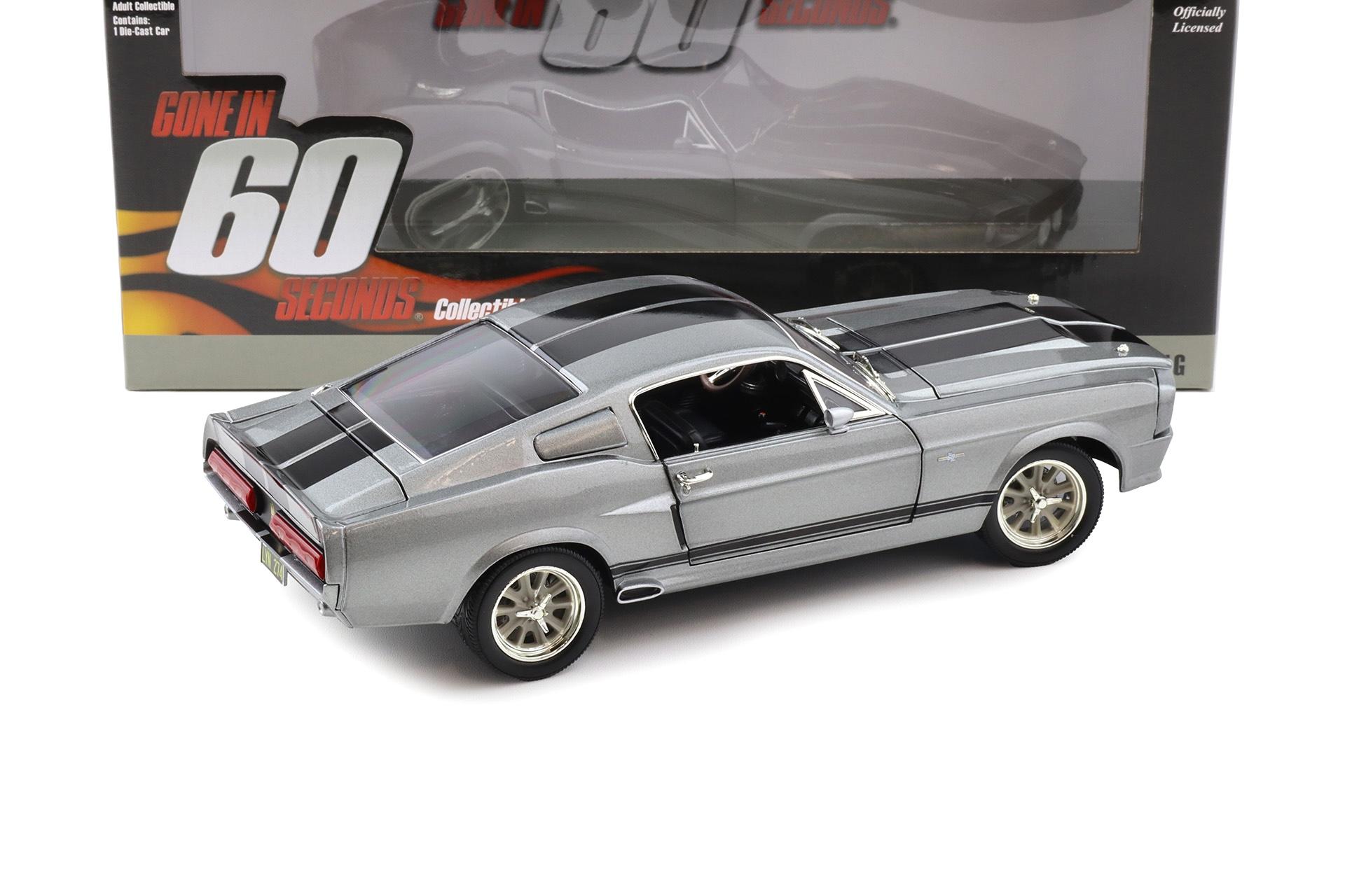 1:18 Greenlight 1967 Ford Mustang Shelby GT500 ELEANOR Gone in 60 Seconds