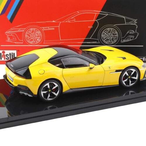 1:18 Polistil Ferrari 12Cilindri Coupe 2024 Modena yellow with Showcase Limited