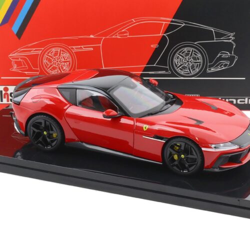 1:18 Polistil Ferrari 12Cilindri Coupe 2024 Rosso Corsa red with Showcase Limited