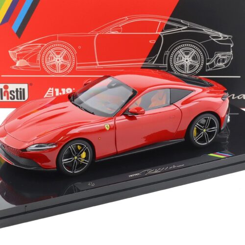 1:18 Polistil Ferrari Roma Coupe 2019 Rosso Corsa red with Showcase Limited