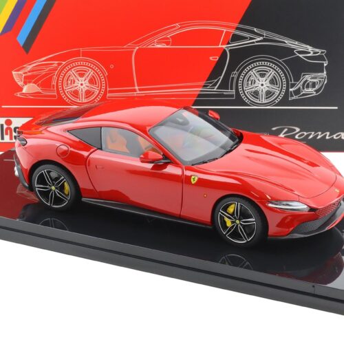 1:18 Polistil Ferrari Roma Coupe 2019 Rosso Corsa red with Showcase Limited