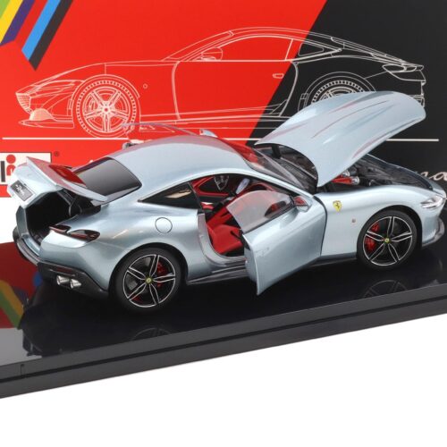 1:18 Polistil Ferrari Roma Coupe 2019 Grigio Titan grey metallic with Showcase Limited