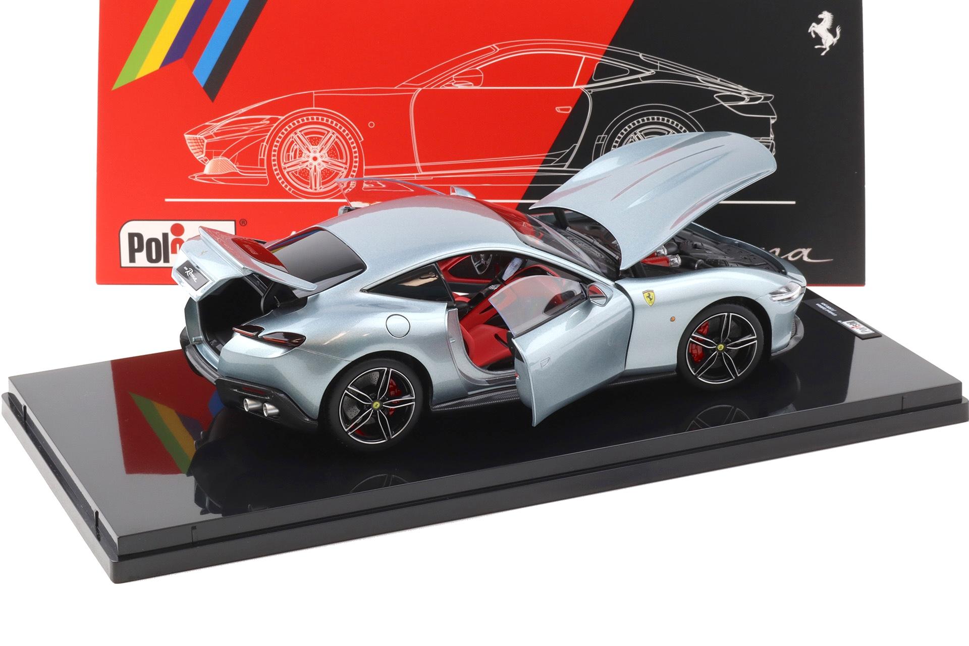 1:18 Polistil Ferrari Roma Coupe 2019 Grigio Titan grey metallic with Showcase Limited