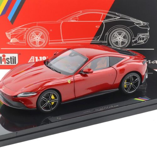1:18 Polistil Ferrari Roma Coupe 2019 Rosso Magma red metallic with Showcase Limited