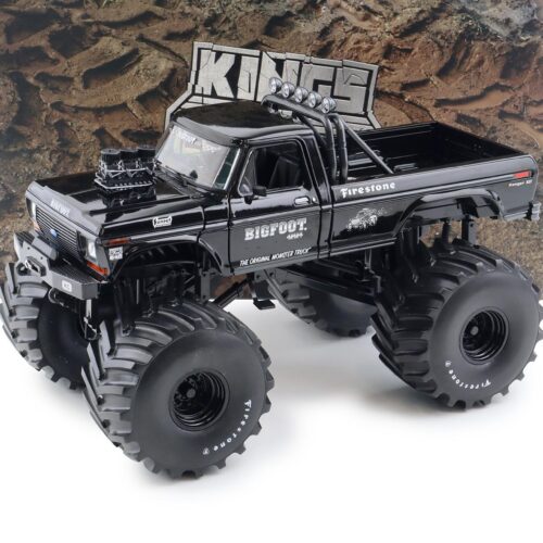 1:18 Greenlight 1974 Ford F-250 Bigfoot Monster Truck Black Bandit Edition