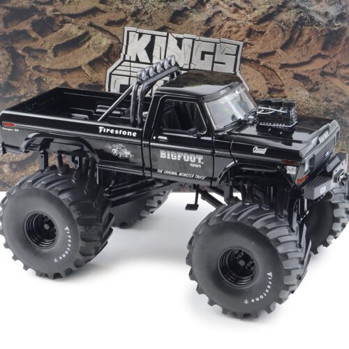 1:18 Greenlight 1974 Ford F-250 Bigfoot Monster Truck Black Bandit Edition