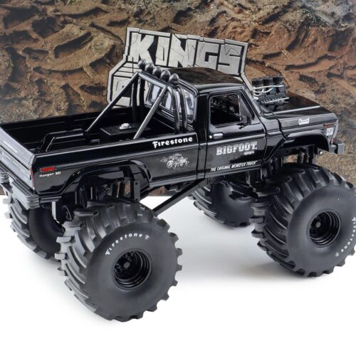 1:18 Greenlight 1974 Ford F-250 Bigfoot Monster Truck Black Bandit Edition