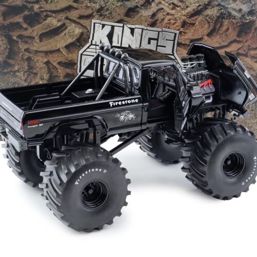 1:18 Greenlight 1974 Ford F-250 Bigfoot Monster Truck Black Bandit Edition